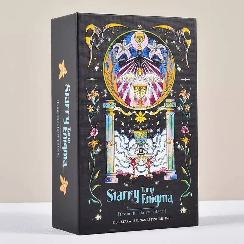 New Starry Secret Language Tarot Cards Starry Enigma Tarot Beginner Card Collector's Edition Portable Version
New Starry Secret Language Tarot Cards Starry Enigma Tarot Beginner Card Collector's Edition Portable Version