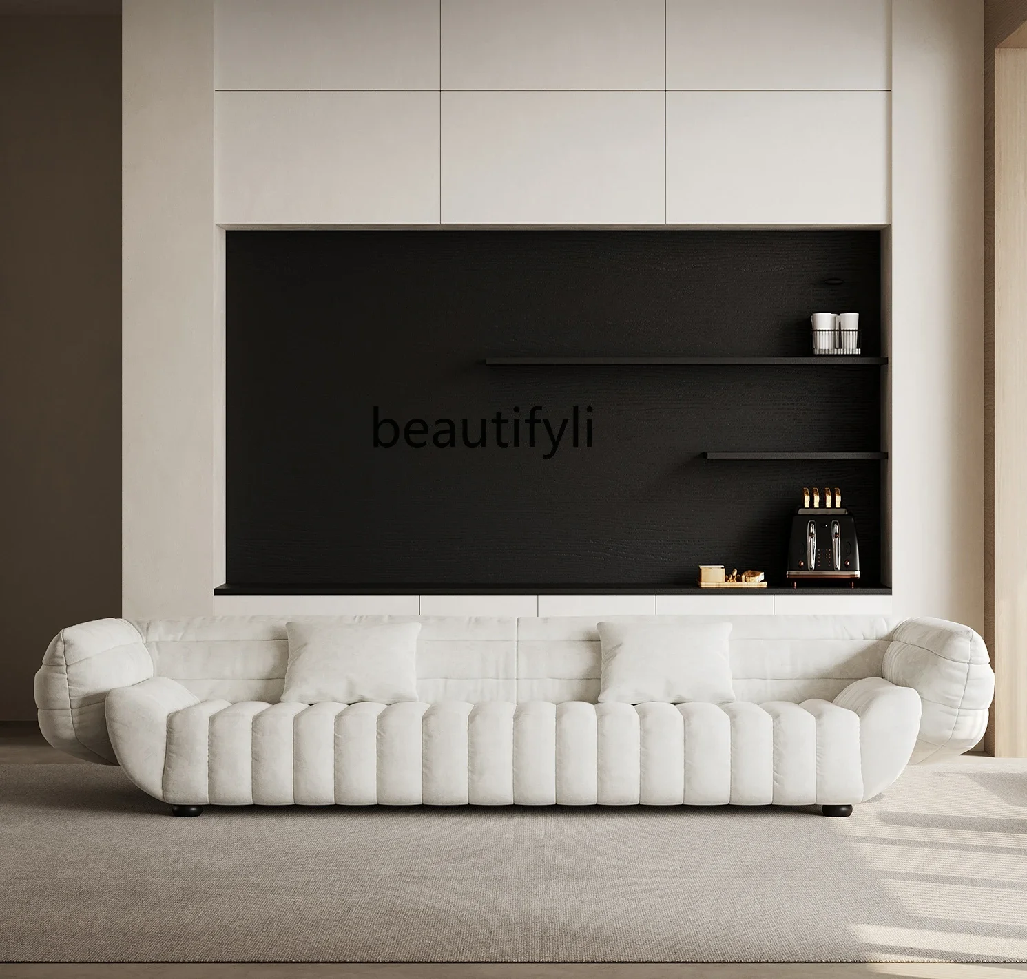 Italian Sofa Banana Boat Large and Small Apartment Type Living Room Home Designer High-End Fabric Flannel Straight Row
Italian Sofa Banana Boat Large and Small Apartment Type Living Room Home Designer High-End Fabric Flannel Straight Row
