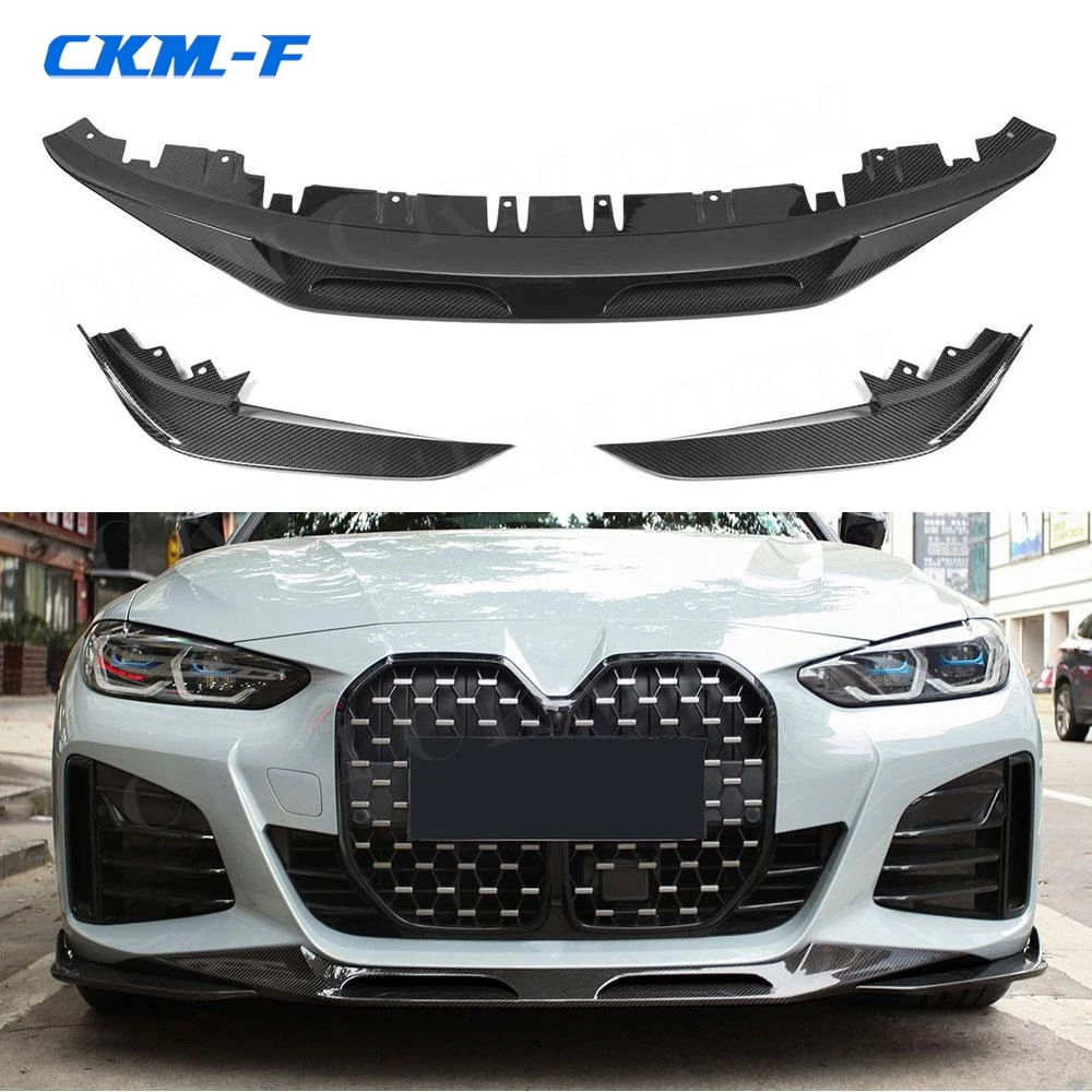 3Pcs Carbon Fiber Bumper Guard Bodykits for BMW 4 Series G26 M Sport Sedan 2020+ Front Bumper Lip Spoiler Add On Accessories
3Pcs Carbon Fiber Bumper Guard Bodykits for BMW 4 Series G26 M Sport Sedan 2020+ Front Bumper Lip Spoiler Add On Accessories