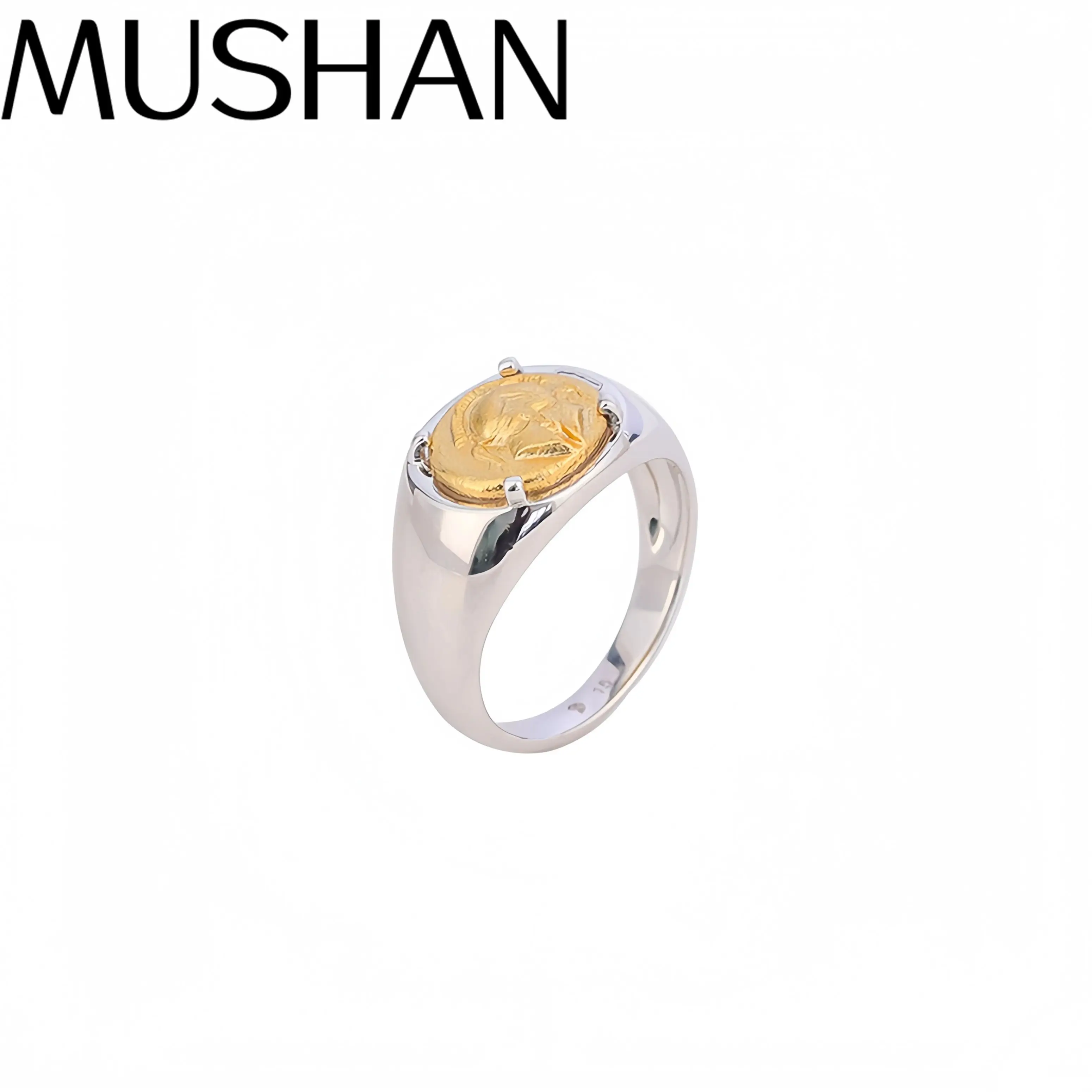 Mushan Luxury Brand Spartan Coin Ring For Women 18k Gold Plated 925 Sterling Silver Rings Fashion Jewelry Accessories
Mushan Luxury Brand Spartan Coin Ring For Women 18k Gold Plated 925 Sterling Silver Rings Fashion Jewelry Accessories