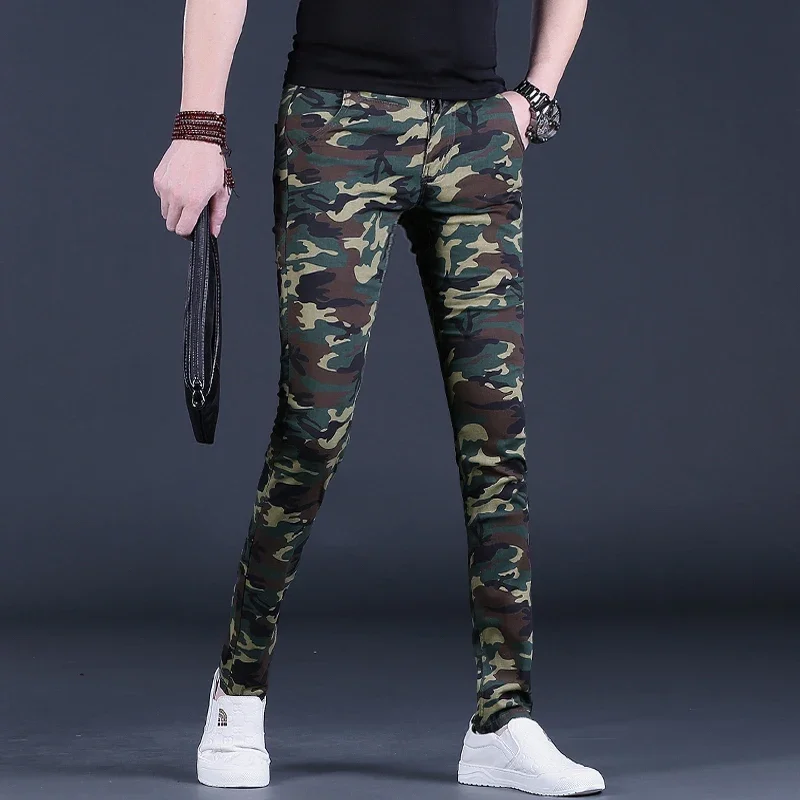 Summer Men's Camouflage Jeans Straight Pants Casual Lightweight Slim Fit Trousers
Summer Men's Camouflage Jeans Straight Pants Casual Lightweight Slim Fit Trousers
