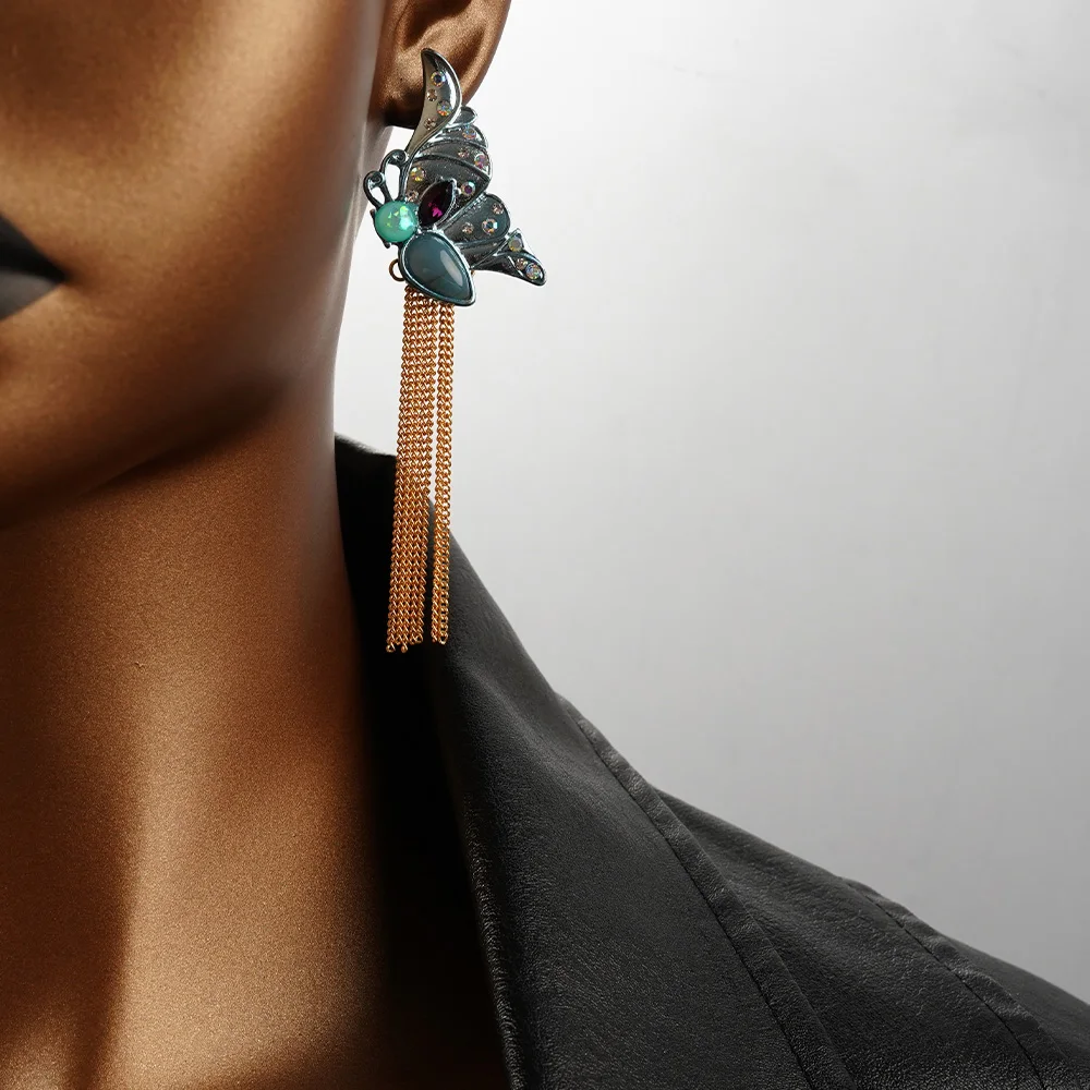 Butterfly Surgical Earrings Blue Unique Design for Unique Women Great Gift Accessories For Her Birthday Banquet
Butterfly Surgical Earrings Blue Unique Design for Unique Women Great Gift Accessories For Her Birthday Banquet