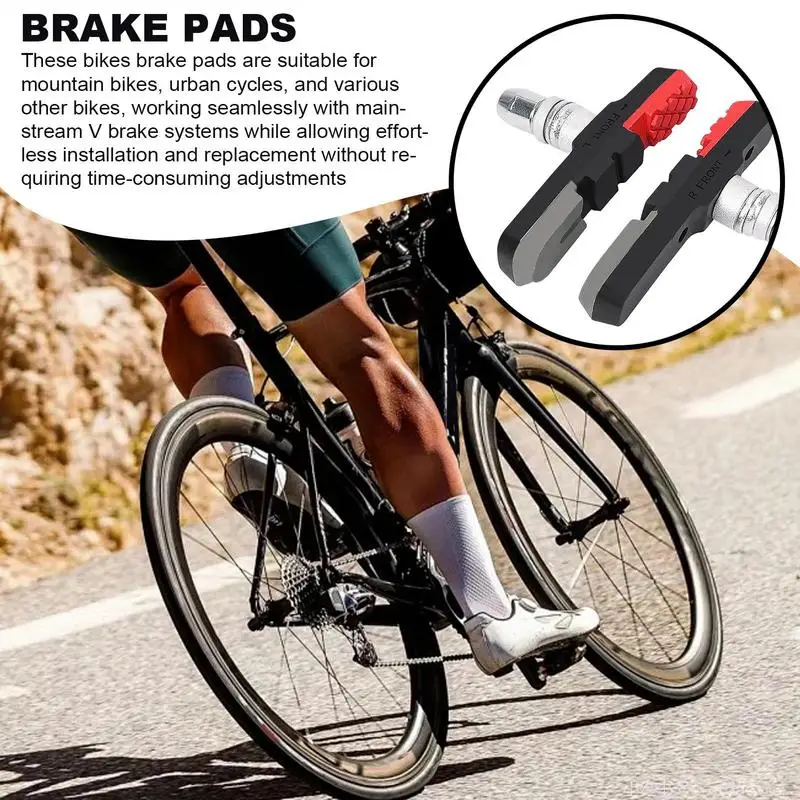 Brake Pads Bike High Performance Cycling Brake Blocks Stable And Powerful Braking Replacement For Enthusiasts Mountain Bicycles
Brake Pads Bike High Performance Cycling Brake Blocks Stable And Powerful Braking Replacement For Enthusiasts Mountain Bicycles