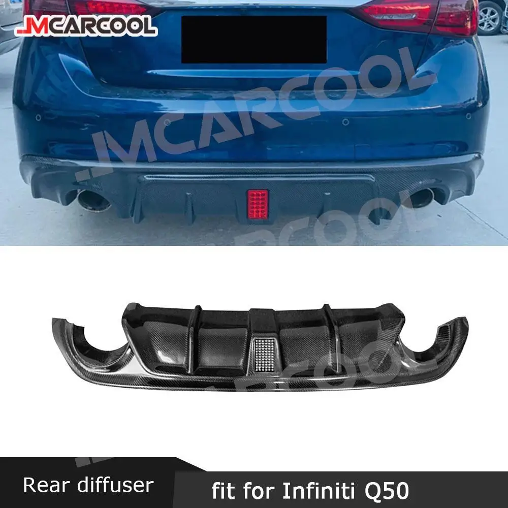 JMCARCOOL задний диффузор из углеродного волокна для Infiniti Q50 Q50S 2014-2017, задний бампер, защитная крышка для губ
JMCARCOOL задний диффузор из углеродного волокна для Infiniti Q50 Q50S 2014-2017, задний бампер, защитная крышка для губ