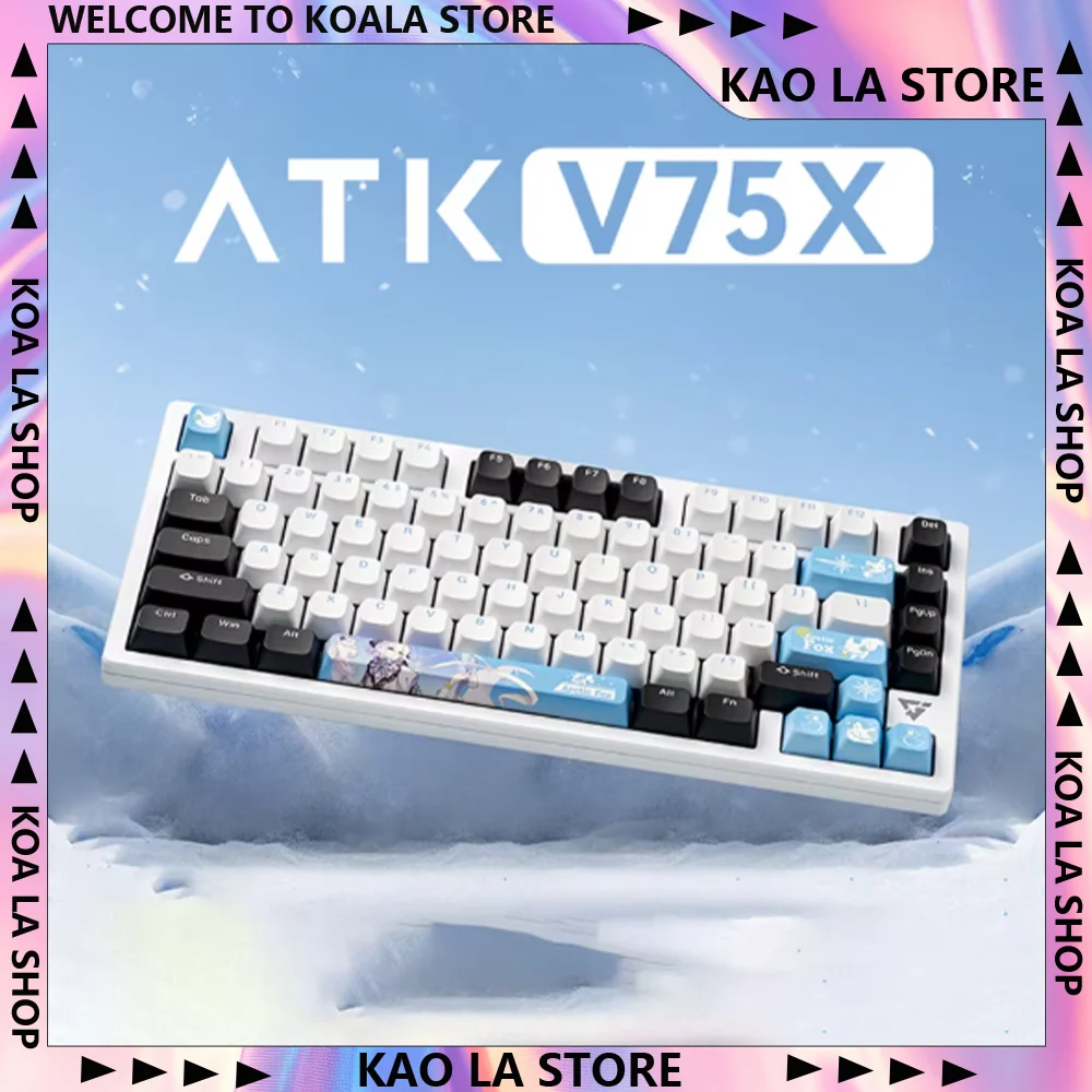 Atk Vxe V75x/k Mechanical Keyboard Bluetooth 2.4g Wireless Wired 3Mode 1ms Low Latency Hot Swappable Gasket PC Gamer Accessories
Atk Vxe V75x/k Mechanical Keyboard Bluetooth 2.4g Wireless Wired 3Mode 1ms Low Latency Hot Swappable Gasket PC Gamer Accessories