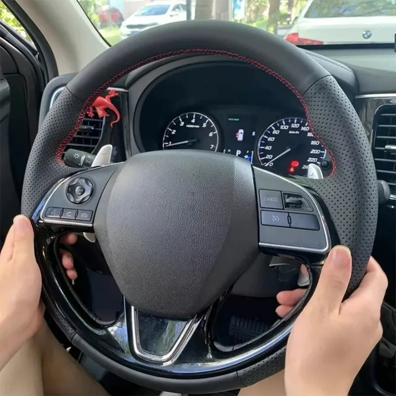 Car Steering Wheel Cover For Mitsubishi Outlander Yige Jin Xuan Yi Yi Shen Jin Chang 2017-2022 Hand-Sewn Microfiber Leather
Car Steering Wheel Cover For Mitsubishi Outlander Yige Jin Xuan Yi Yi Shen Jin Chang 2017-2022 Hand-Sewn Microfiber Leather