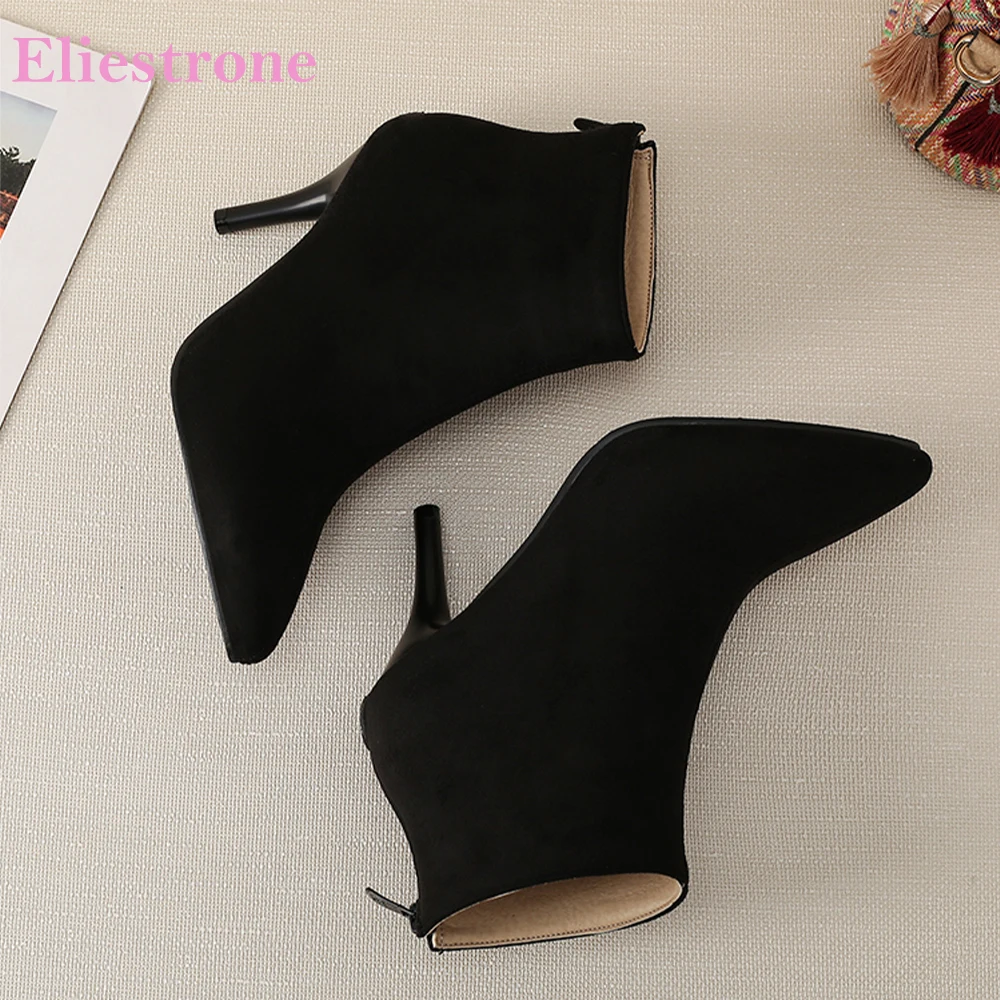 New Winter Fashion Black Green Women Ankle Booties Sexy High Thin Heels Lady Dress Shoes Plus Big Small Size 12 30 43 46 48
New Winter Fashion Black Green Women Ankle Booties Sexy High Thin Heels Lady Dress Shoes Plus Big Small Size 12 30 43 46 48