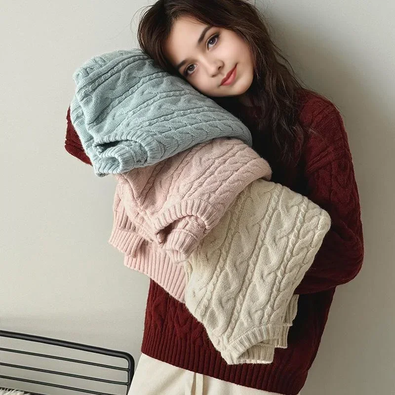 Sweater for Girls Winter Thick Warm Daily All-match Teen Kids Knitted Pullover Tops Fashion Casual Loose Christmas Child Clothes
Sweater for Girls Winter Thick Warm Daily All-match Teen Kids Knitted Pullover Tops Fashion Casual Loose Christmas Child Clothes