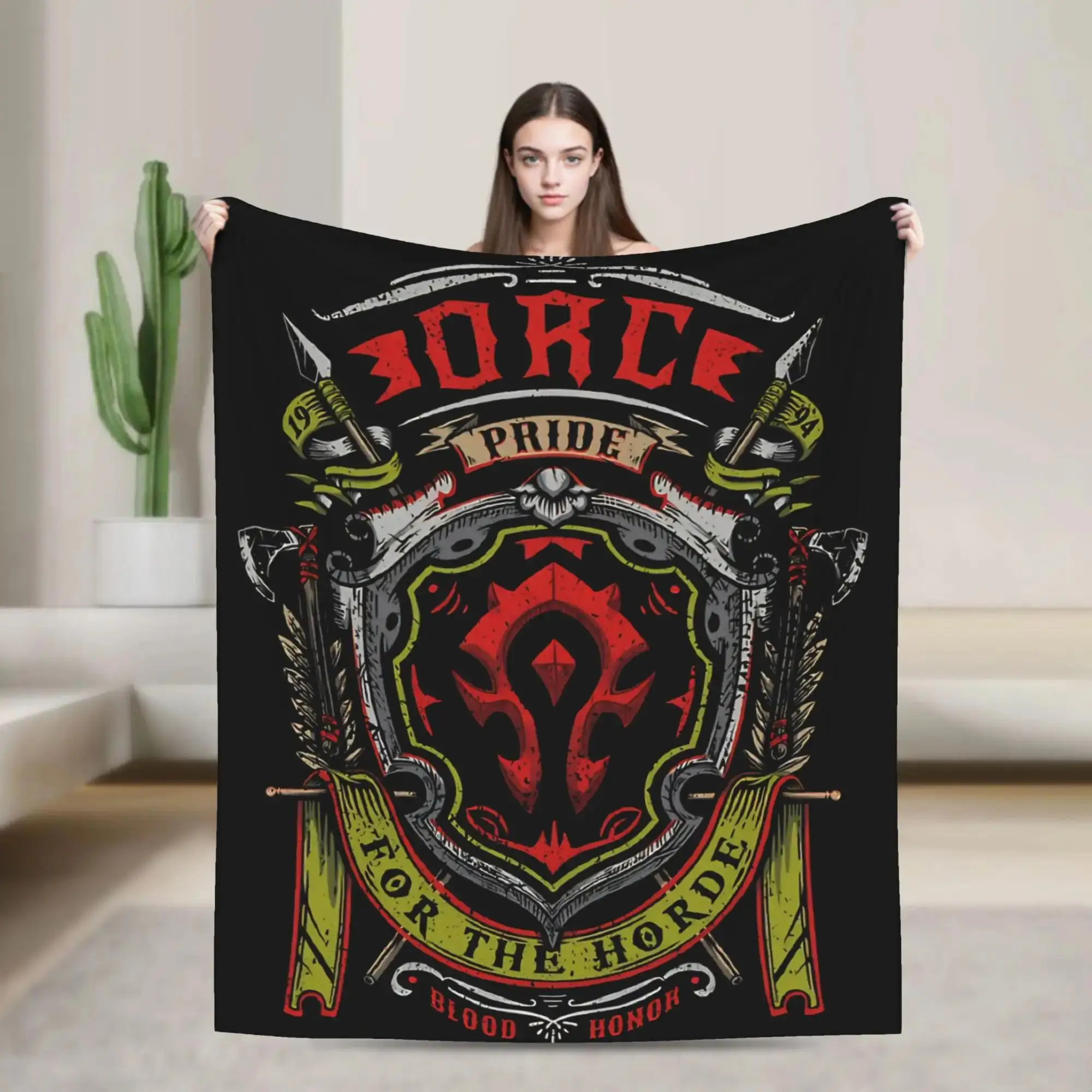 Orc Pride v Flannel Throw Blanket Super Soft Travel Office Blanket for Living Room Customized Bedspread Birthday Gift
Orc Pride v Flannel Throw Blanket Super Soft Travel Office Blanket for Living Room Customized Bedspread Birthday Gift