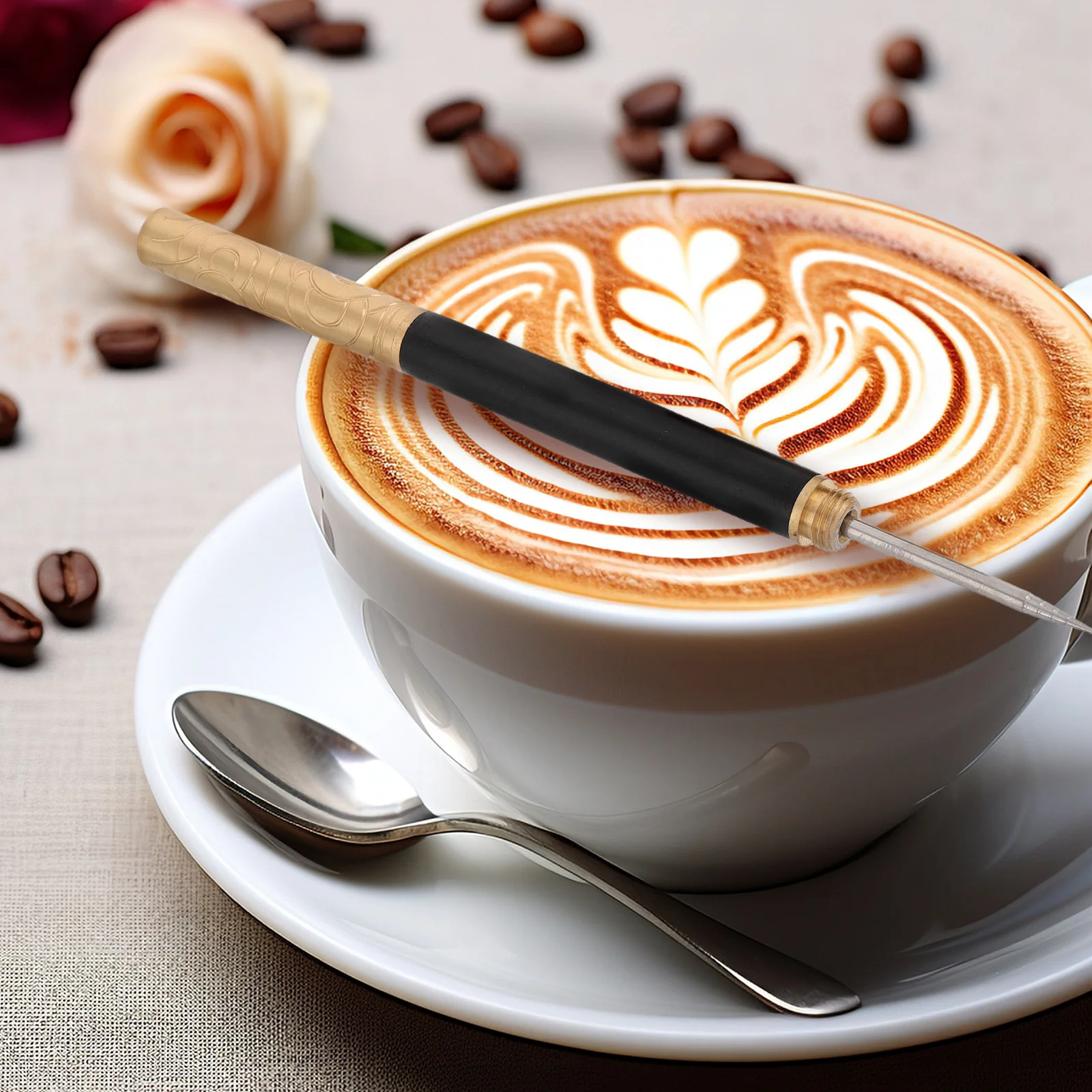 1Pcs Coffee Latte Needle Tools Wooden Handle Stirrer Spreader Needles Gadgets Powder Mixing Espresso Accessories
1Pcs Coffee Latte Needle Tools Wooden Handle Stirrer Spreader Needles Gadgets Powder Mixing Espresso Accessories