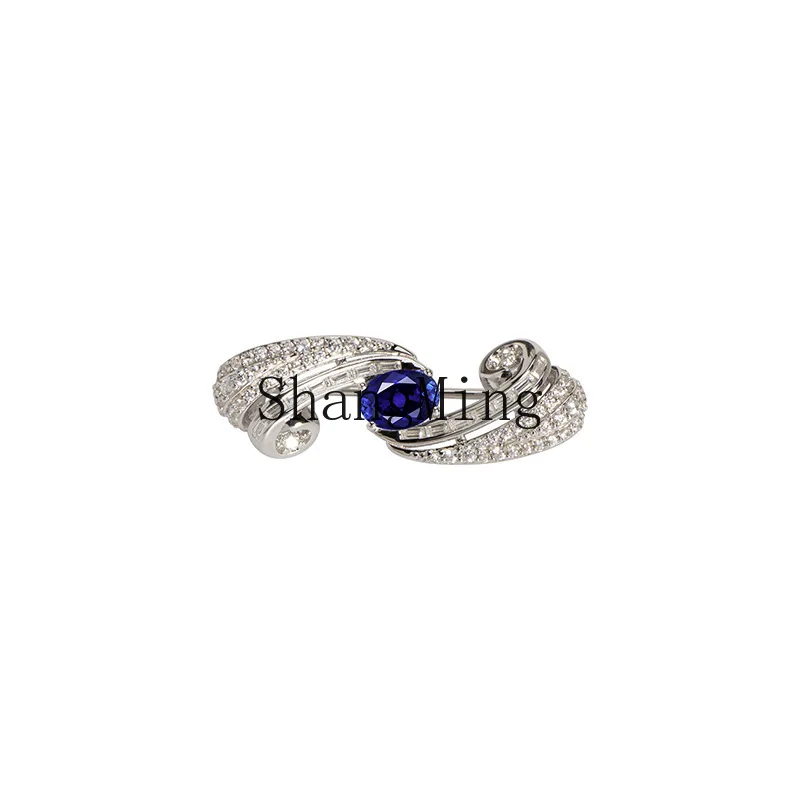 PYH new retro simple brooch about blue corundum S925 sterling silver gold-plated fashion versatile pin accessories holiday gifts
PYH new retro simple brooch about blue corundum S925 sterling silver gold-plated fashion versatile pin accessories holiday gifts