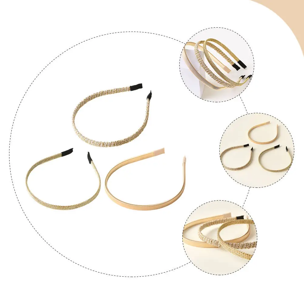 Набор из 3 тонких металлических заколок-ободков для волос, элегантные аксессуары для вечеринок, тонкие ободки для женщин
Набор из 3 тонких металлических заколок-ободков для волос, элегантные аксессуары для вечеринок, тонкие ободки для женщин