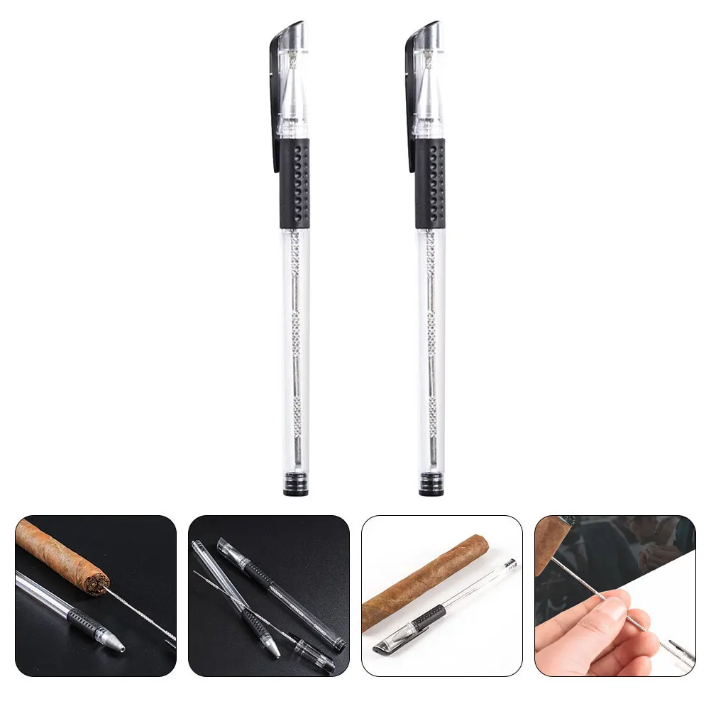 2pcs Stainless Steel Punch Cutter Draw Enhancer Tool Durable Cigar Needle Tools Improved Draw Essential Cigar Accessories
2pcs Stainless Steel Punch Cutter Draw Enhancer Tool Durable Cigar Needle Tools Improved Draw Essential Cigar Accessories