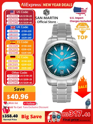 San Martin 36mm 39mm 42mm SN0144 JianZhan Gada montre mis5 9015 conception originale robe chinoise hommes montres mécaniques automatiques