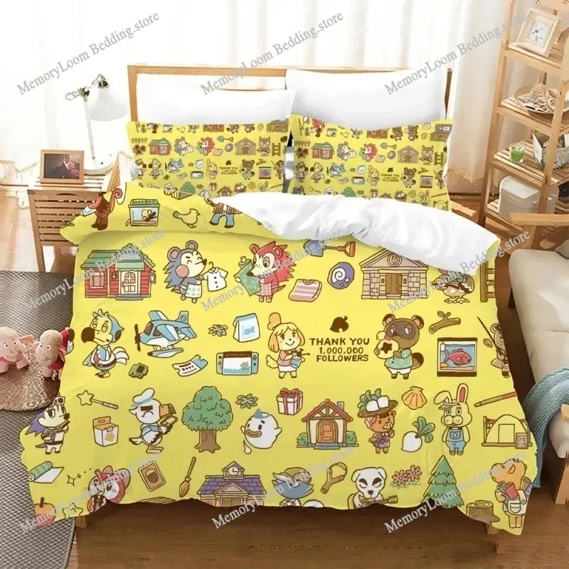 Cartoon Animal Crossing Game Bedding Set Boys Girls Twin Queen Size Duvet Cover Pillowcase Bed Kids Adult Home Textileextile
Cartoon Animal Crossing Game Bedding Set Boys Girls Twin Queen Size Duvet Cover Pillowcase Bed Kids Adult Home Textileextile