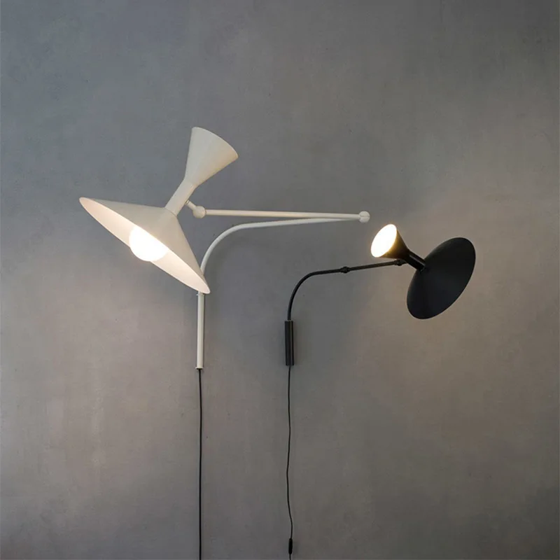Modern Minimalist LED Folding Rocker Mobile Wall Lamp Study Bedroom Reading Lighting Studio Artistic Atmosphere Lamp E14
Modern Minimalist LED Folding Rocker Mobile Wall Lamp Study Bedroom Reading Lighting Studio Artistic Atmosphere Lamp E14