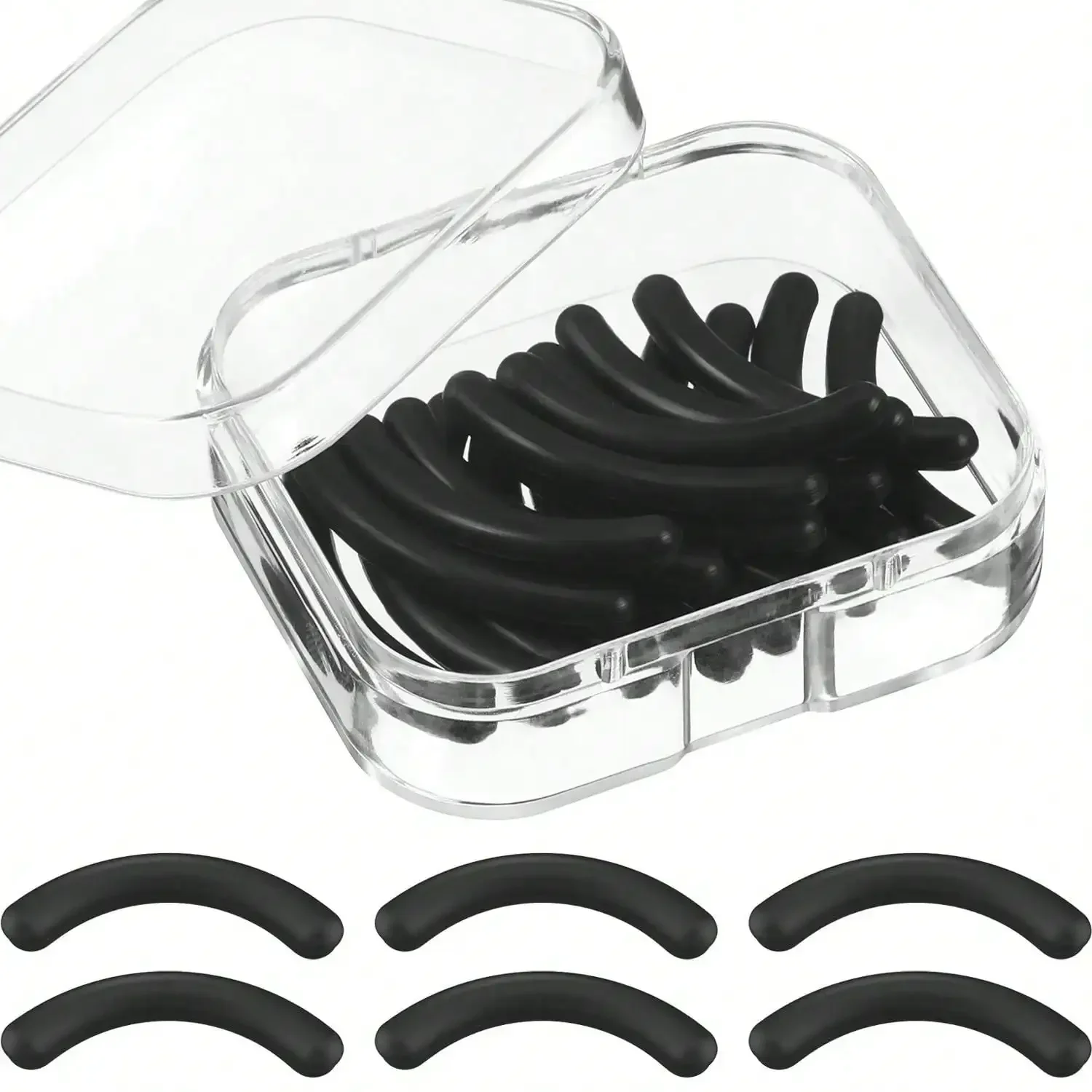 100pcs/50pcs/10pcs Eyelash Curler Replacement Silicone Rubber Pads, Suitable For Universal Eyelash Curlers
100pcs/50pcs/10pcs Eyelash Curler Replacement Silicone Rubber Pads, Suitable For Universal Eyelash Curlers
