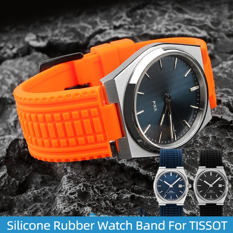 Ремешок силиконовый водонепроницаемый для часов TISSOT PRX Series T137.407/T137.410, наручный мужской браслет с выпуклым концом 26x12 мм
Ремешок силиконовый водонепроницаемый для часов TISSOT PRX Series T137.407/T137.410, наручный мужской браслет с выпуклым концом 26x12 мм