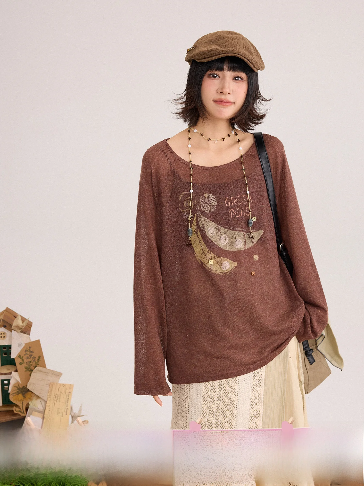 Slimming Loose Fit Long Sleeve T-Shirt Spring Season Cotton Polyester Blend round Neck Print Design Casual Wear for Women
Slimming Loose Fit Long Sleeve T-Shirt Spring Season Cotton Polyester Blend round Neck Print Design Casual Wear for Women