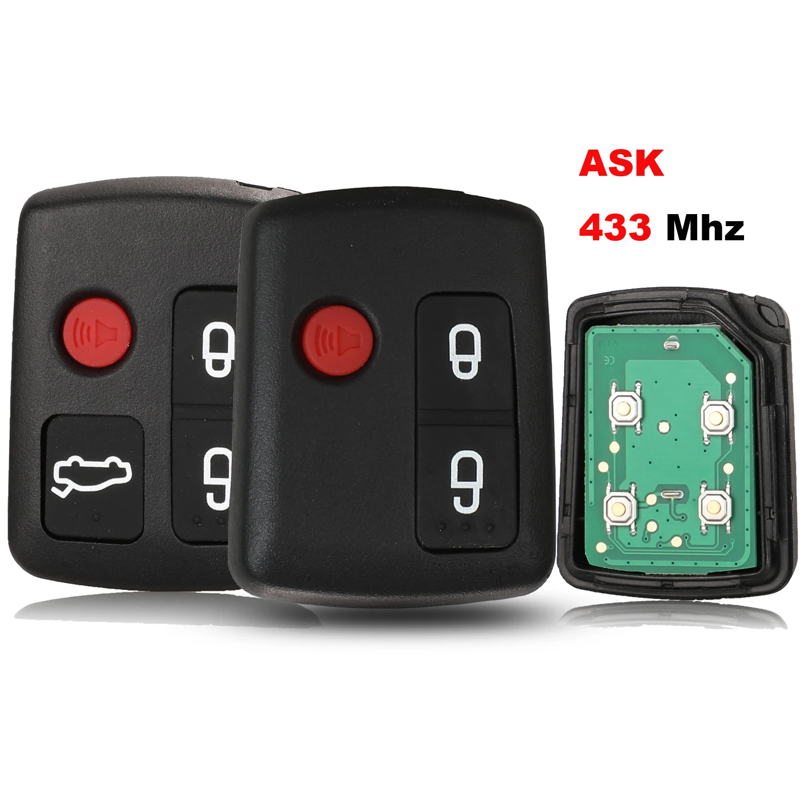 jingyuqin 433MHZ 4 Buttons BA15K601A For Ford BA BF Falcon Sedan Wagon Keyless Car Remote Keypad Replacement Car Key
jingyuqin 433MHZ 4 Buttons BA15K601A For Ford BA BF Falcon Sedan Wagon Keyless Car Remote Keypad Replacement Car Key