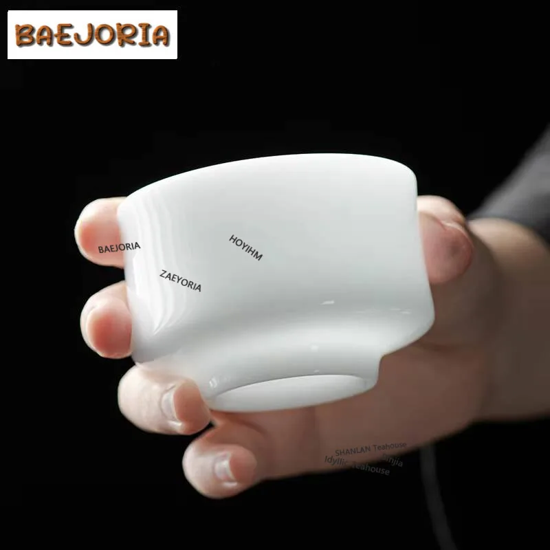100ml Handamde Ice Seed Jade Porcelain Tea Cup Sheep Fat White Personal Master Cup Tea Bowl Chazhan Kung Fu Tea Set Drinkware
100ml Handamde Ice Seed Jade Porcelain Tea Cup Sheep Fat White Personal Master Cup Tea Bowl Chazhan Kung Fu Tea Set Drinkware