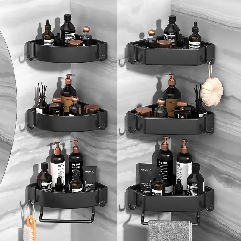 Bathroom Shelf With Drain Shelves Shower Shampoo Corner Shelf with Hooks Punch-free Triangle Holder Storage Rack for Kitchen
Bathroom Shelf With Drain Shelves Shower Shampoo Corner Shelf with Hooks Punch-free Triangle Holder Storage Rack for Kitchen