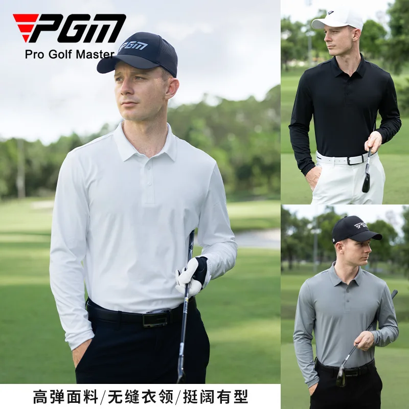 PGM Golf Clothing Men's Long Sleeve T-Shirt Autumn Sports Jersey Men's Top Seamless Lapel Polo Shirt Women's
PGM Golf Clothing Men's Long Sleeve T-Shirt Autumn Sports Jersey Men's Top Seamless Lapel Polo Shirt Women's