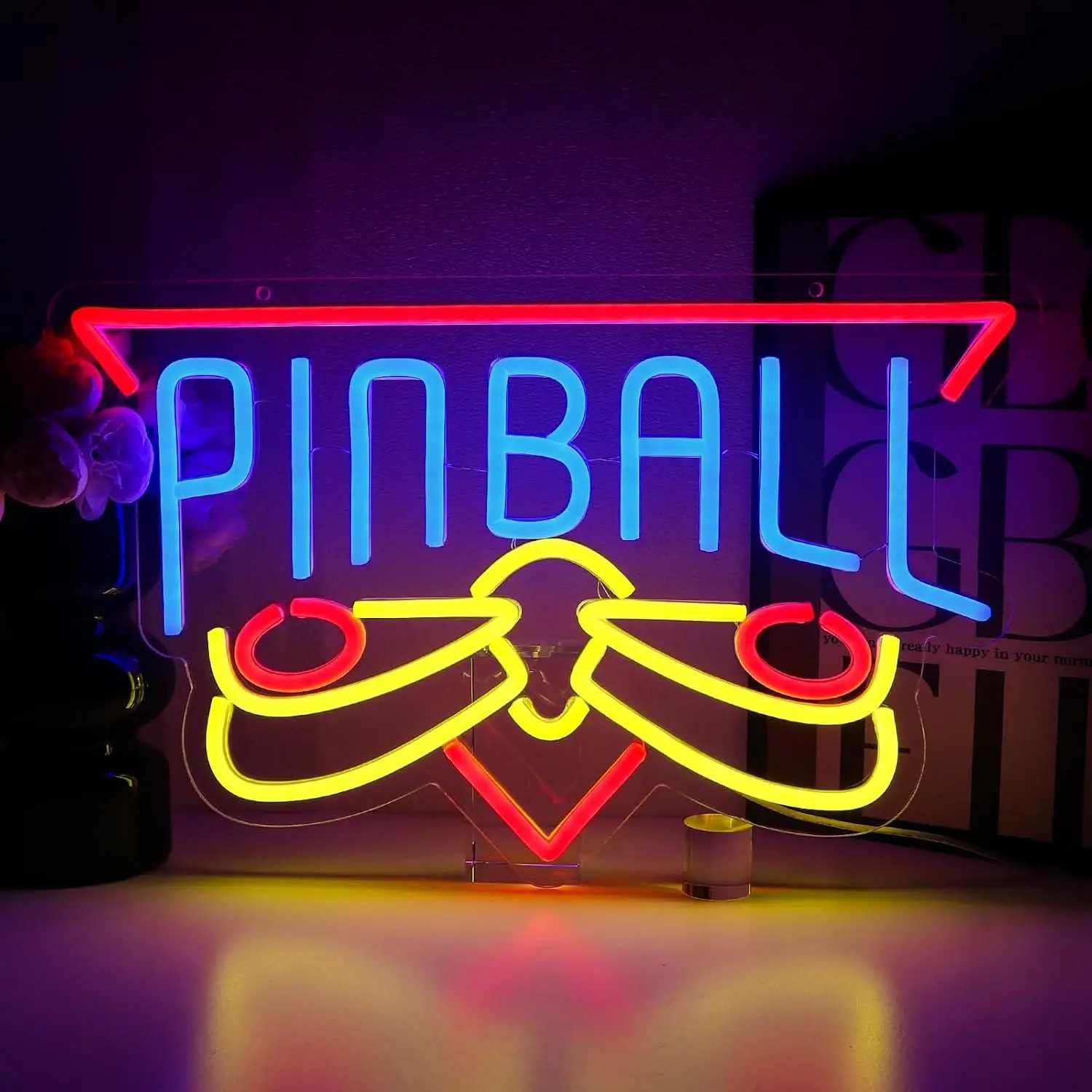 Pinball Arcade Neon Sign USB Dimmable LED Light For Retro Game Room Arcade Hall Garage Bar Man Cave Wall Decor Night Light Gifts
Pinball Arcade Neon Sign USB Dimmable LED Light For Retro Game Room Arcade Hall Garage Bar Man Cave Wall Decor Night Light Gifts