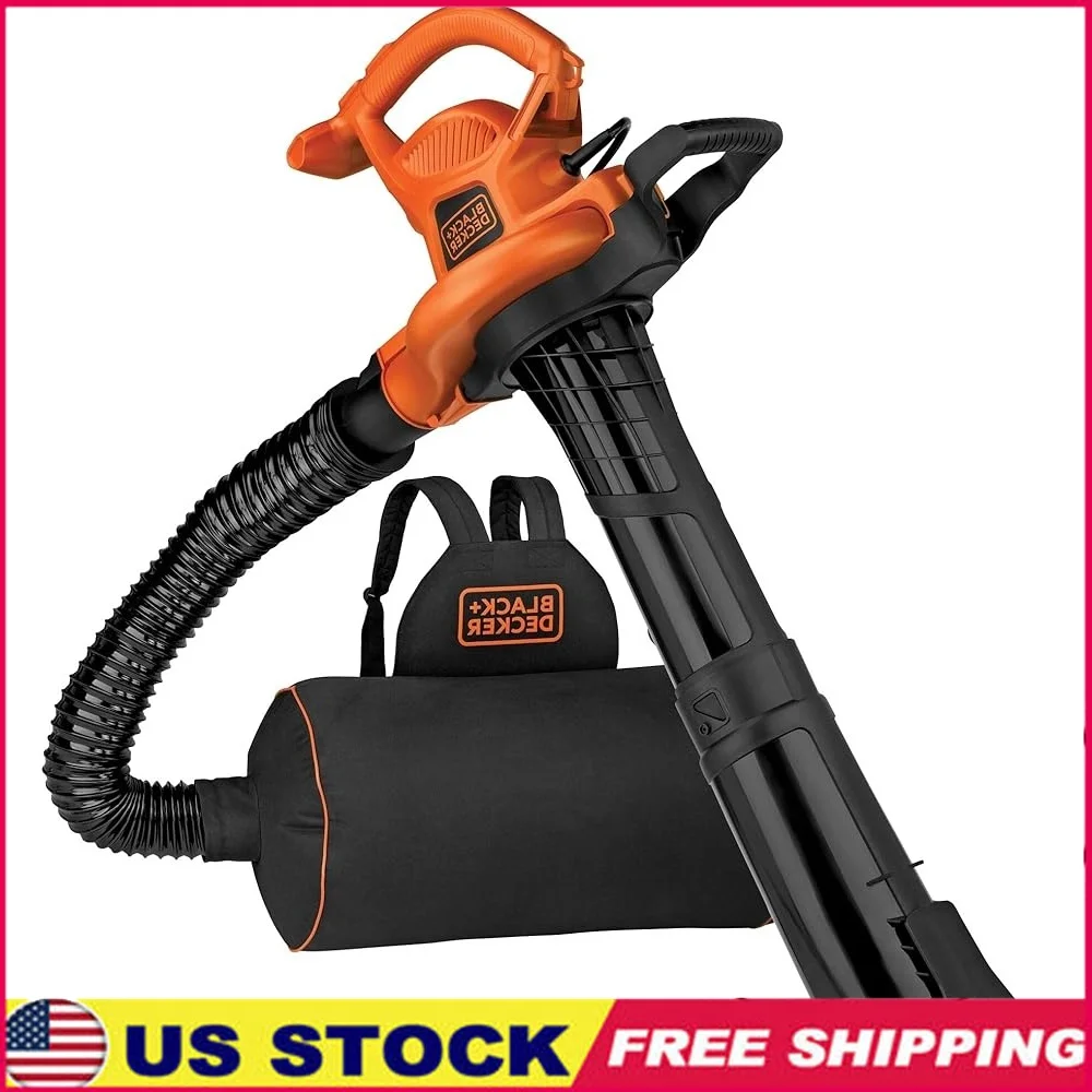 3 in 1 Electric Leaf Blower Vacuum Mulcher 250 mph Air Speed 400 cfm Corded Backpack Included Reusable Bag PowerBoost
3 in 1 Electric Leaf Blower Vacuum Mulcher 250 mph Air Speed 400 cfm Corded Backpack Included Reusable Bag PowerBoost