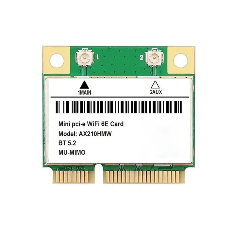 AED6-1Pc AX210HMW WIFI6E Single SIM Card Desktop PC Supports WIN10 11 WIFI6 E With Built-In Gigabit Wireless Network Card
AED6-1Pc AX210HMW WIFI6E Single SIM Card Desktop PC Supports WIN10 11 WIFI6 E With Built-In Gigabit Wireless Network Card