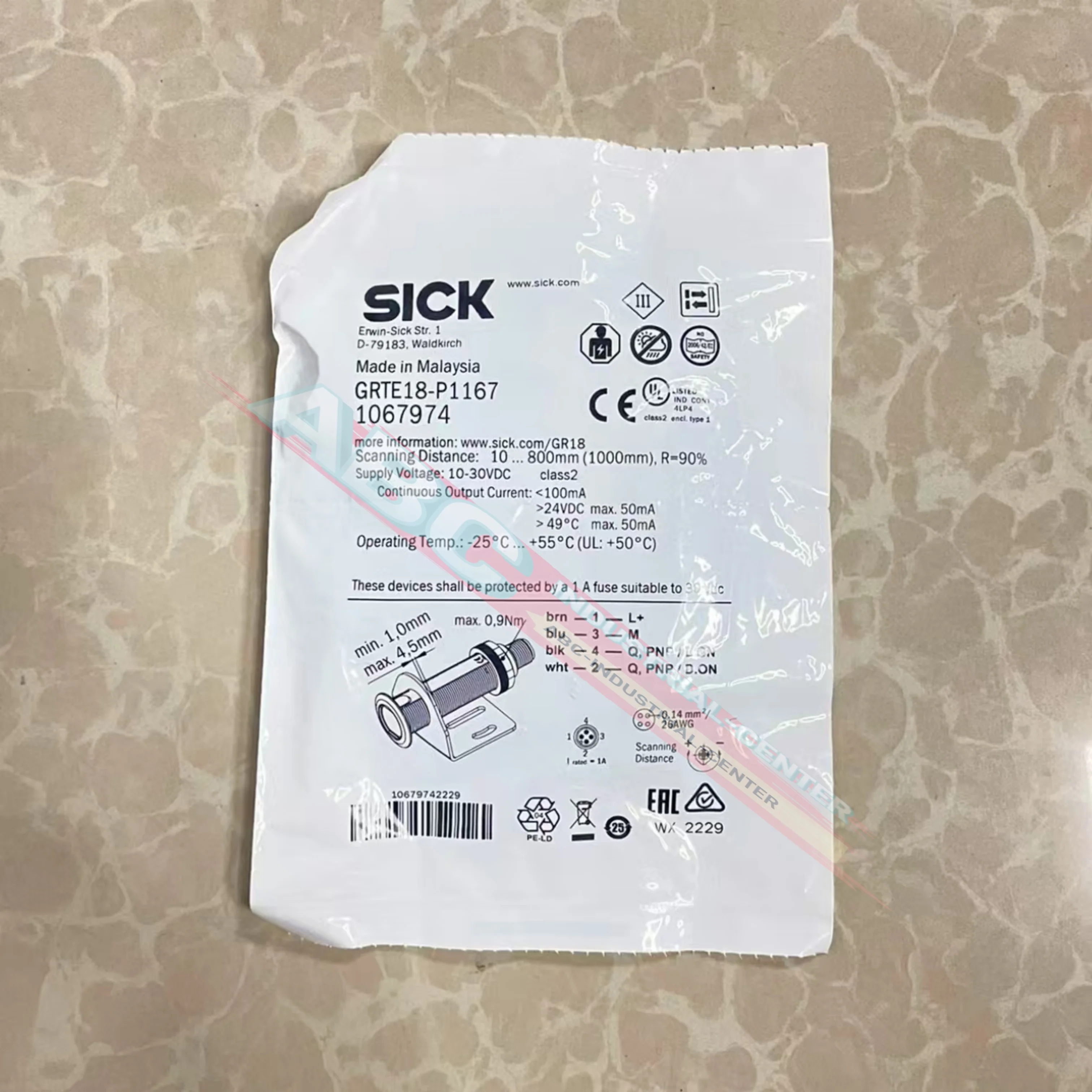 GRTE18-P1167 1067974 Новый оригинальный фотоэлектрический датчик GTB6L-P4211
GRTE18-P1167 1067974 Новый оригинальный фотоэлектрический датчик GTB6L-P4211