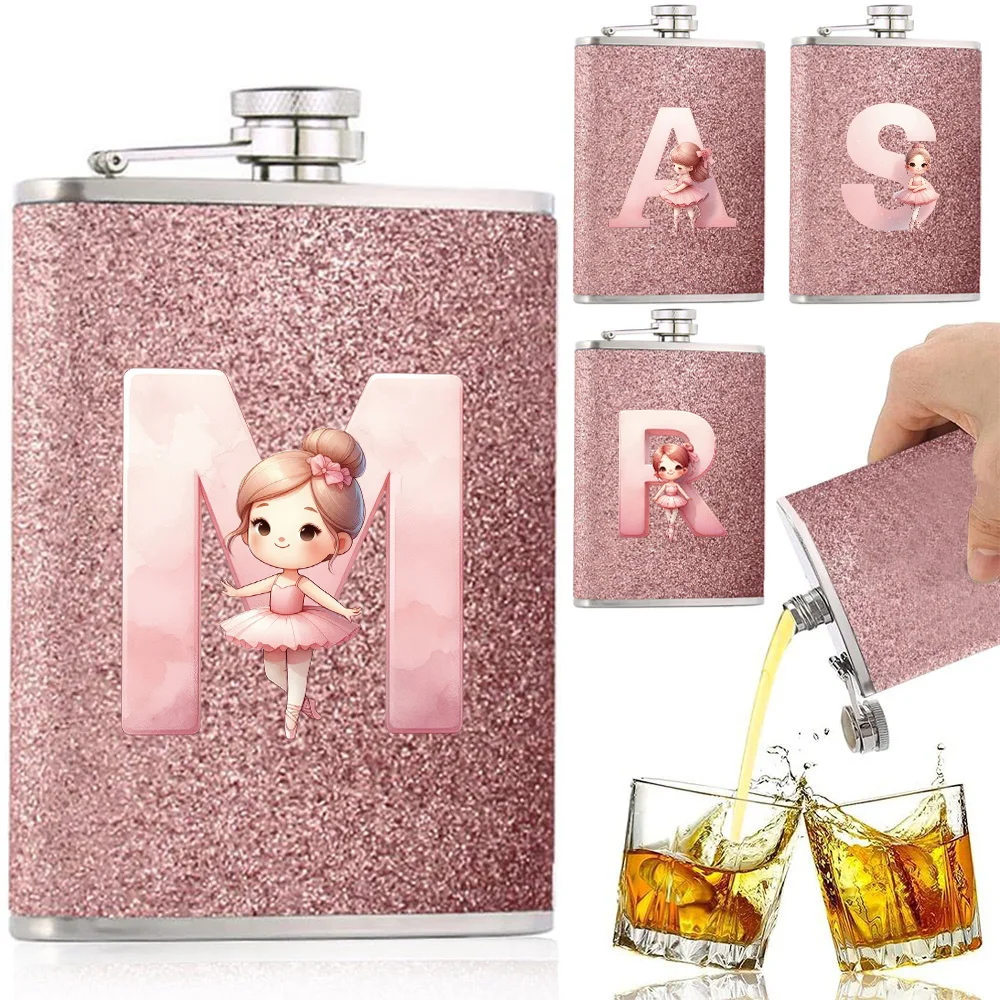 8oz Stainless Steel Flask Fashionable Metallic Finish Alcohol Container Portable Whiskey Pocket Bottle Ballerina Girl Pattern
8oz Stainless Steel Flask Fashionable Metallic Finish Alcohol Container Portable Whiskey Pocket Bottle Ballerina Girl Pattern