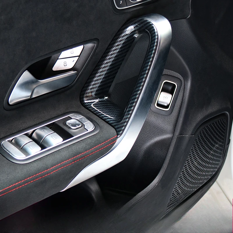 For Mercedes Benz A-Class W177 CLA C118 2019 2020 2021 Car Carbon Fiber Texture Interior Door Handle Armrest Frame Cover Trim
For Mercedes Benz A-Class W177 CLA C118 2019 2020 2021 Car Carbon Fiber Texture Interior Door Handle Armrest Frame Cover Trim