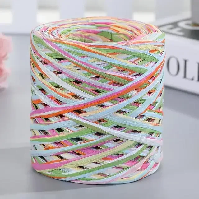 Hand-Knitted Lafite Yarn Raffia Straw Environmentally 200m Paper Baking Packaging Belt Rope Crocheting Hat Bags
Hand-Knitted Lafite Yarn Raffia Straw Environmentally 200m Paper Baking Packaging Belt Rope Crocheting Hat Bags
