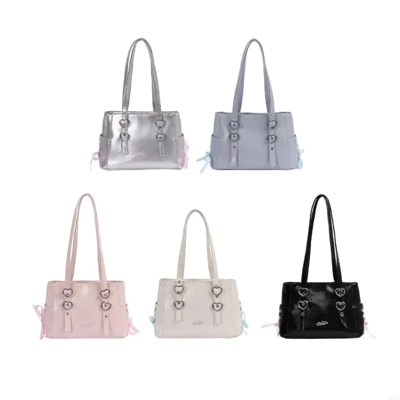 Women Shoulder Bag Stylish Handbag Large Capacity Backpack Commuting Bag Lovely Bows Crossbody Bag for Commuting
Women Shoulder Bag Stylish Handbag Large Capacity Backpack Commuting Bag Lovely Bows Crossbody Bag for Commuting