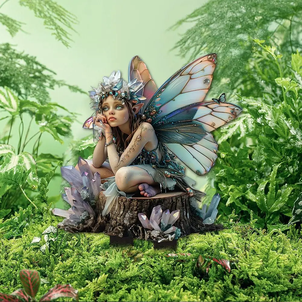 Easter Egg Fairy Mini Figurine Acrylic with Wings Flower Fairy Statue Sculptures Cute Waterproof Garden Stake Patio
Easter Egg Fairy Mini Figurine Acrylic with Wings Flower Fairy Statue Sculptures Cute Waterproof Garden Stake Patio