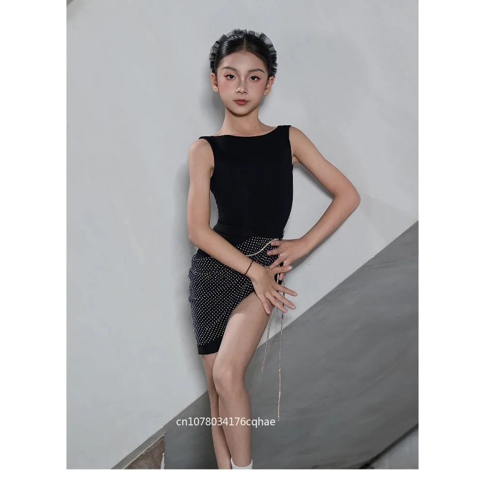 Daily practice outfit for children's Latin dance - Girls' 2026 new dance suit, national standard dance suit top, samba
Daily practice outfit for children's Latin dance - Girls' 2026 new dance suit, national standard dance suit top, samba