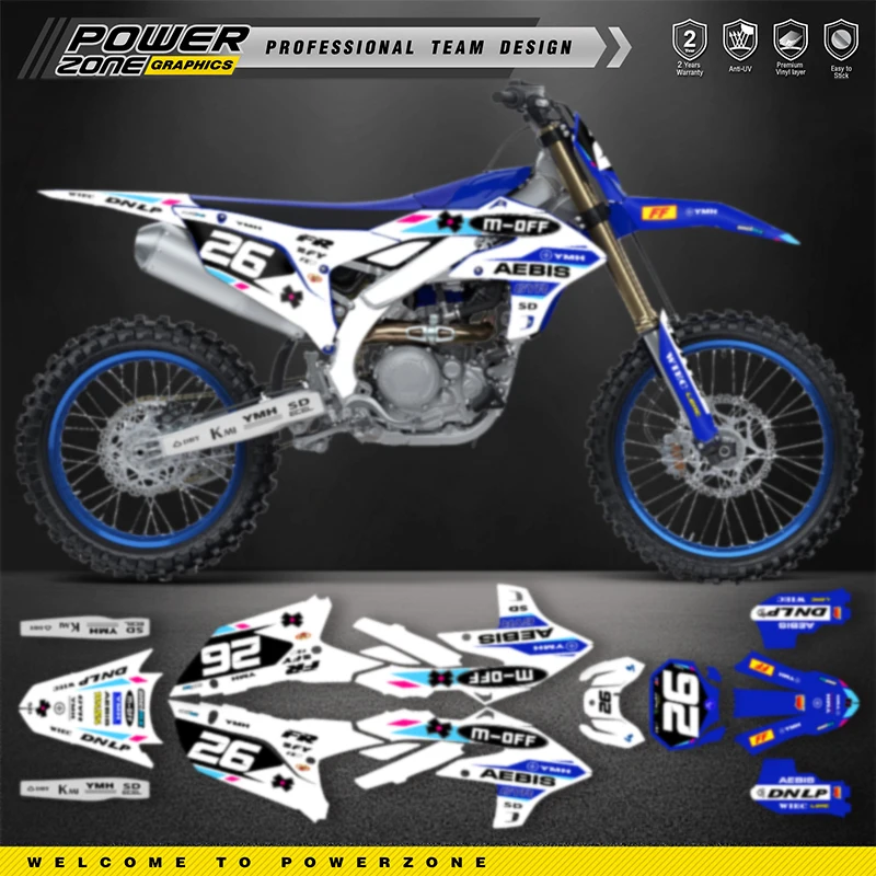 PowerZone Custom Team Graphics Backgrounds Decals Stickers Kit For YAMAHA YZF450 2023-2025 YZF250 2024-2026 Motorcycle Decals 07
PowerZone Custom Team Graphics Backgrounds Decals Stickers Kit For YAMAHA YZF450 2023-2025 YZF250 2024-2026 Motorcycle Decals 07