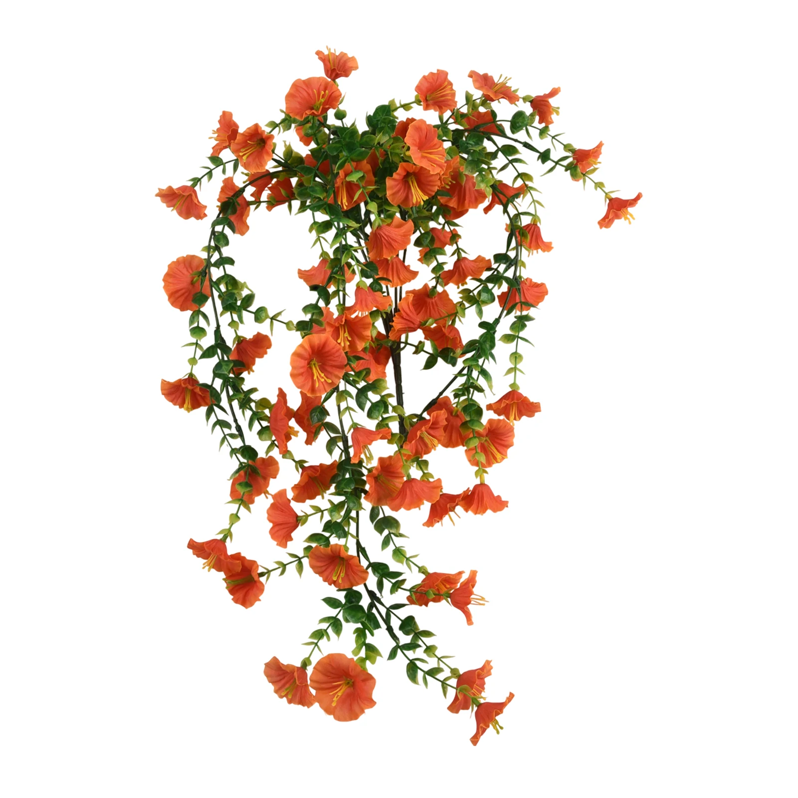 1PC Artificial Fake Morning Glory Hanging Flowers Lifelike Outdoor Decor Artificial Morning Glory Flowers & Eucalyptus Leaves
1PC Artificial Fake Morning Glory Hanging Flowers Lifelike Outdoor Decor Artificial Morning Glory Flowers & Eucalyptus Leaves