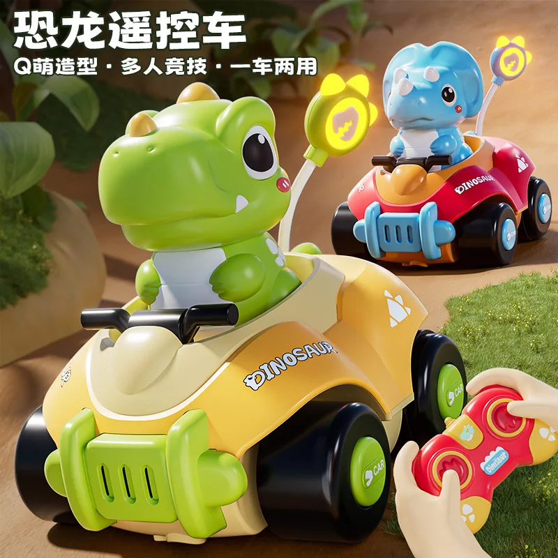 RC Dinosaur Car Cute Remote Control vehicle With led light Music RC animal Electronic car usb chargeable toy For kids gift
RC Dinosaur Car Cute Remote Control vehicle With led light Music RC animal Electronic car usb chargeable toy For kids gift
