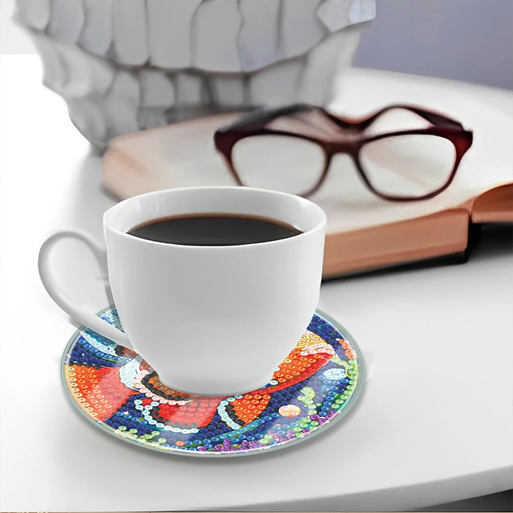 6 PCS Diamond Painting Crafts Coaster Owl Acrylic Cross Washable Sea Animal with Holder for Coffee Table Bar Mugs Glass Cup Beer
6 PCS Diamond Painting Crafts Coaster Owl Acrylic Cross Washable Sea Animal with Holder for Coffee Table Bar Mugs Glass Cup Beer