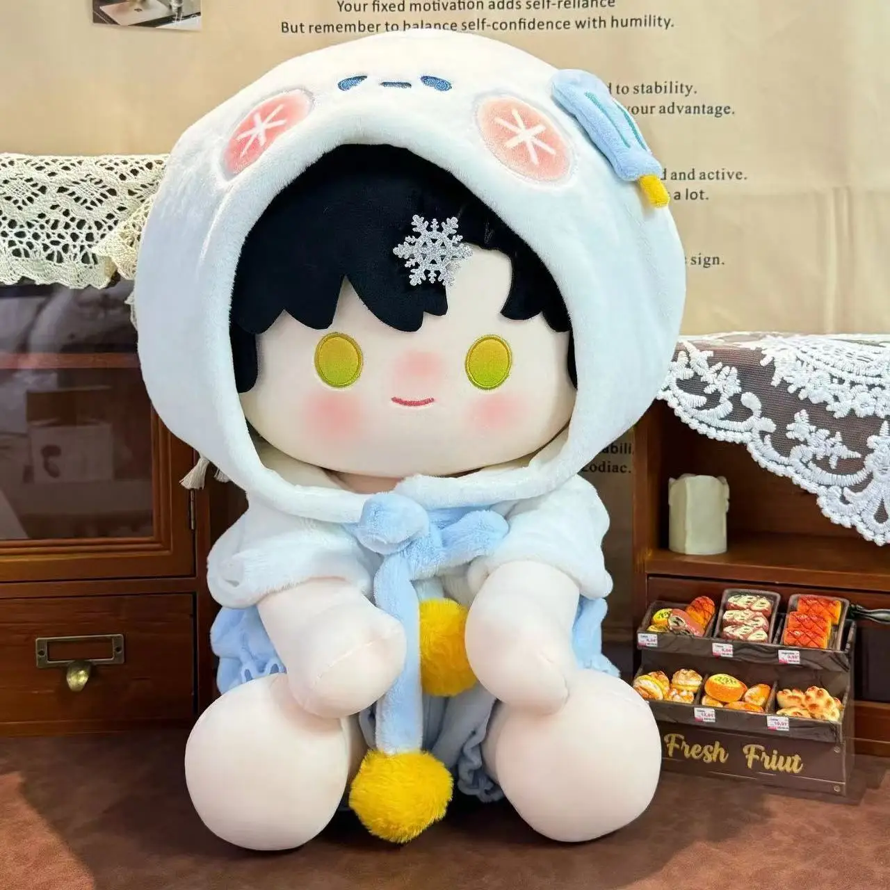 Anime Love and Deepspace Rafayel Cute Snowman Cloak Short For 40cm Sitting Posture Plush Doll Clothes Clothing Cosplay Costume
Anime Love and Deepspace Rafayel Cute Snowman Cloak Short For 40cm Sitting Posture Plush Doll Clothes Clothing Cosplay Costume