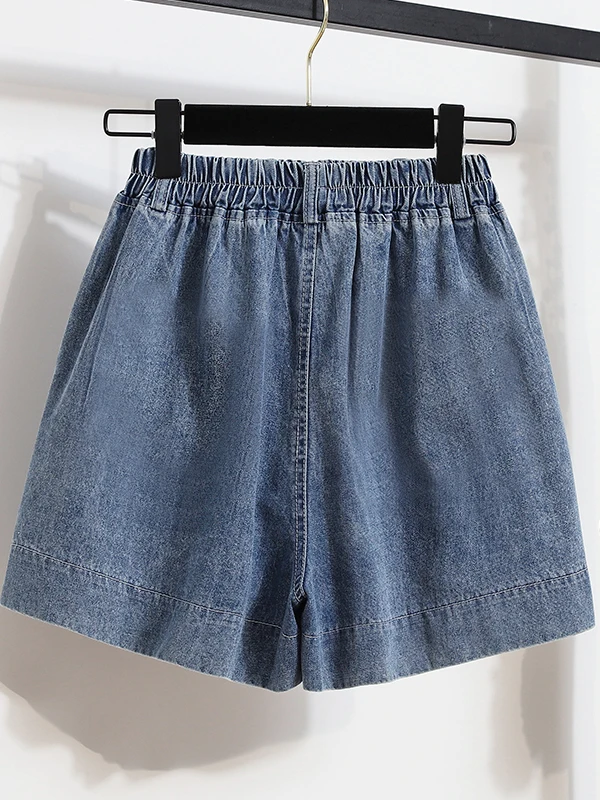 Джинсовые брюки свободного кроя с высокой талией, женские летние большие размеры, прямые брюки для похудения, универсальные модные шорты трапециевидной формы с широкими штанинами
Джинсовые брюки свободного кроя с высокой талией, женские летние большие размеры, прямые брюки для похудения, универсальные модные шорты трапециевидной формы с широкими штанинами