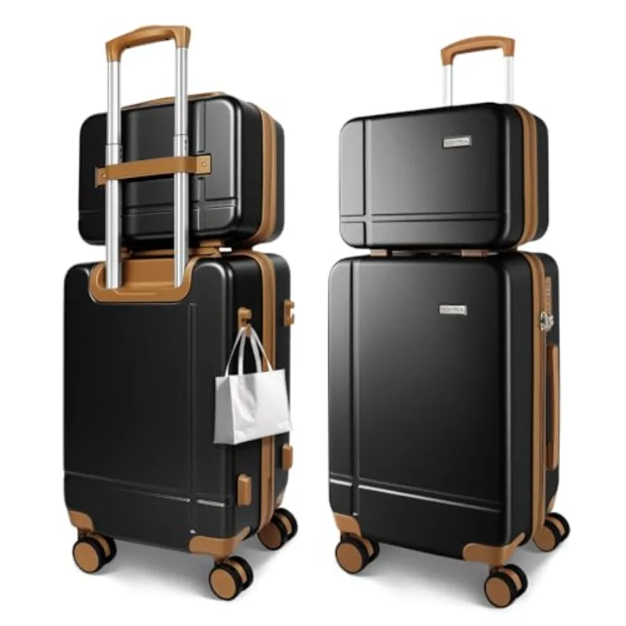 2 Pcs Lightweight Luggage Set, 14" 20" Carry on and Checked Suitcase with TSA Lock, Durable Hardshell and Silent 360 Wheels for
2 Pcs Lightweight Luggage Set, 14" 20" Carry on and Checked Suitcase with TSA Lock, Durable Hardshell and Silent 360 Wheels for