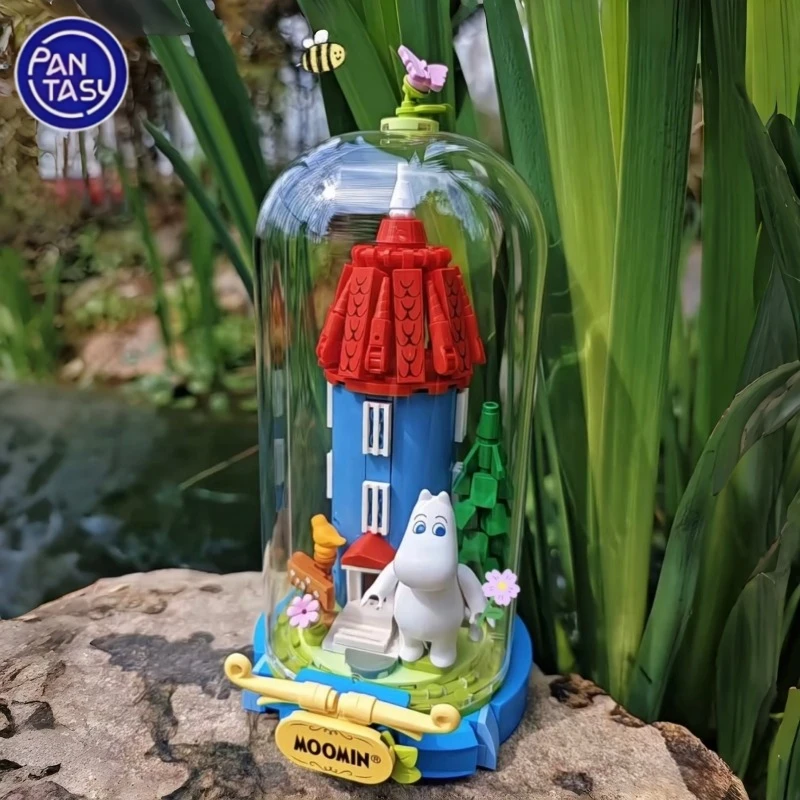 Pantasy Cute Moomin Building Blocks Wonderland Series Snufkin House Assembly Transparent Dustproof Toy Model Decoration Gift
Pantasy Cute Moomin Building Blocks Wonderland Series Snufkin House Assembly Transparent Dustproof Toy Model Decoration Gift