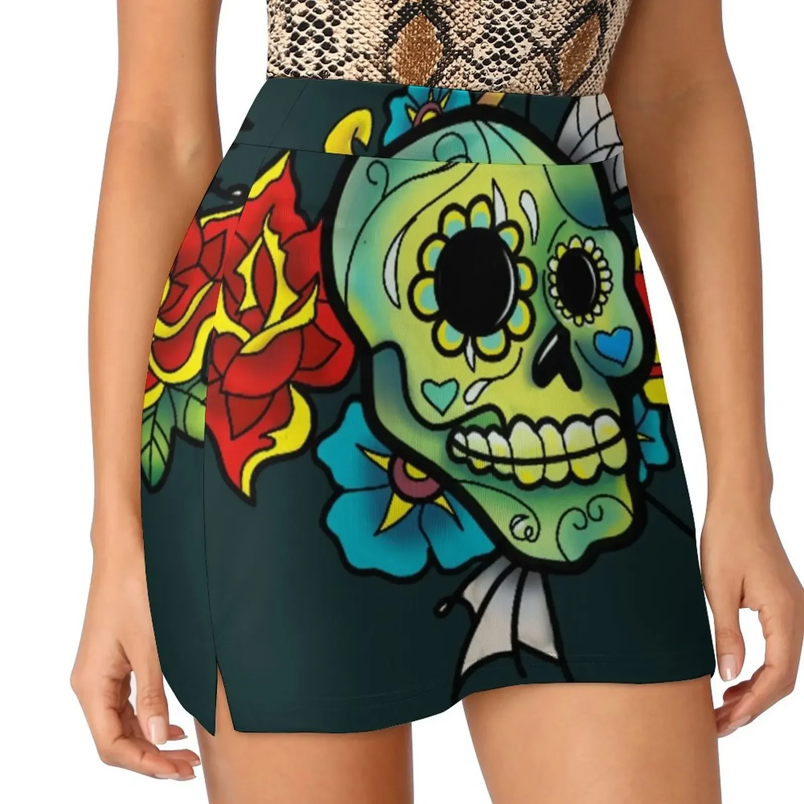 Sugar Skull Mini Skirt luxury clothes women Women's summer dress fashion korean style clothes
Sugar Skull Mini Skirt luxury clothes women Women's summer dress fashion korean style clothes