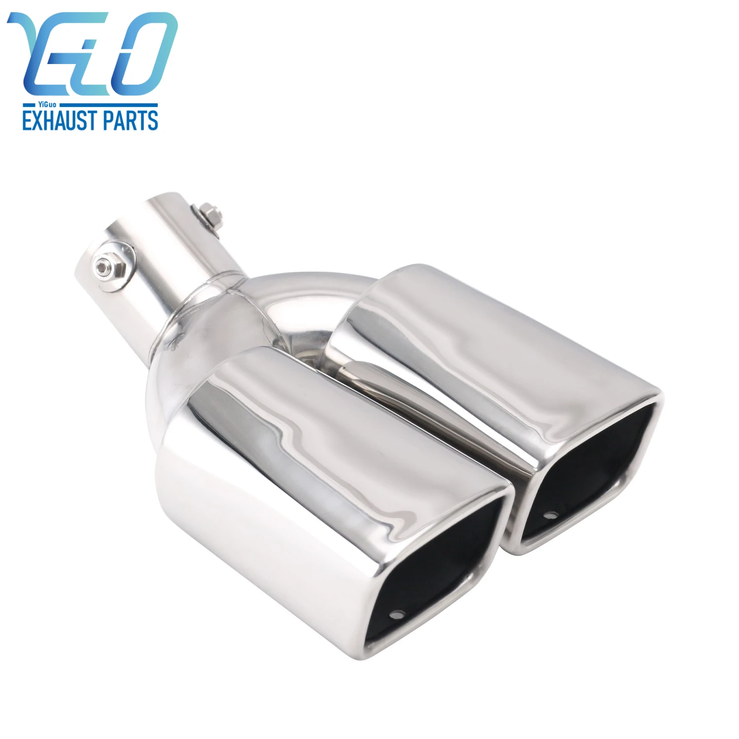 63mm 2.5inch Universal Car Exhaust Muffler Tip Square Stainless Steel Car Tail Rear Chrome dual output Exhaust Pipe
63mm 2.5inch Universal Car Exhaust Muffler Tip Square Stainless Steel Car Tail Rear Chrome dual output Exhaust Pipe