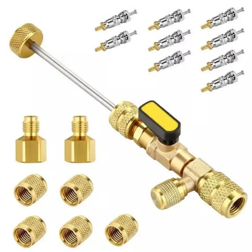 Car Air Conditioning Valve Core Remover Tool Household Refrigeration Valve Core Wrench Disassembly Repair Tool
Car Air Conditioning Valve Core Remover Tool Household Refrigeration Valve Core Wrench Disassembly Repair Tool