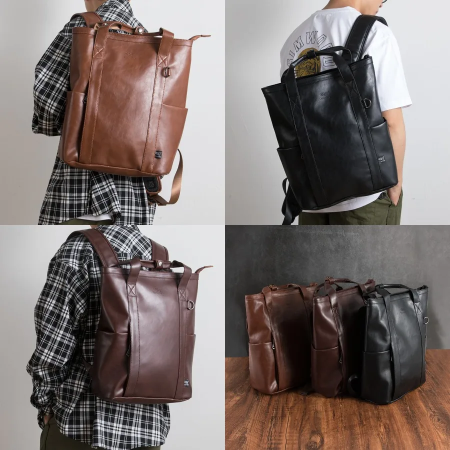 【New Arrival】Genuine Leather Convertible Tote Backpack For Men Water Resistant Laptop Bag
【New Arrival】Genuine Leather Convertible Tote Backpack For Men Water Resistant Laptop Bag