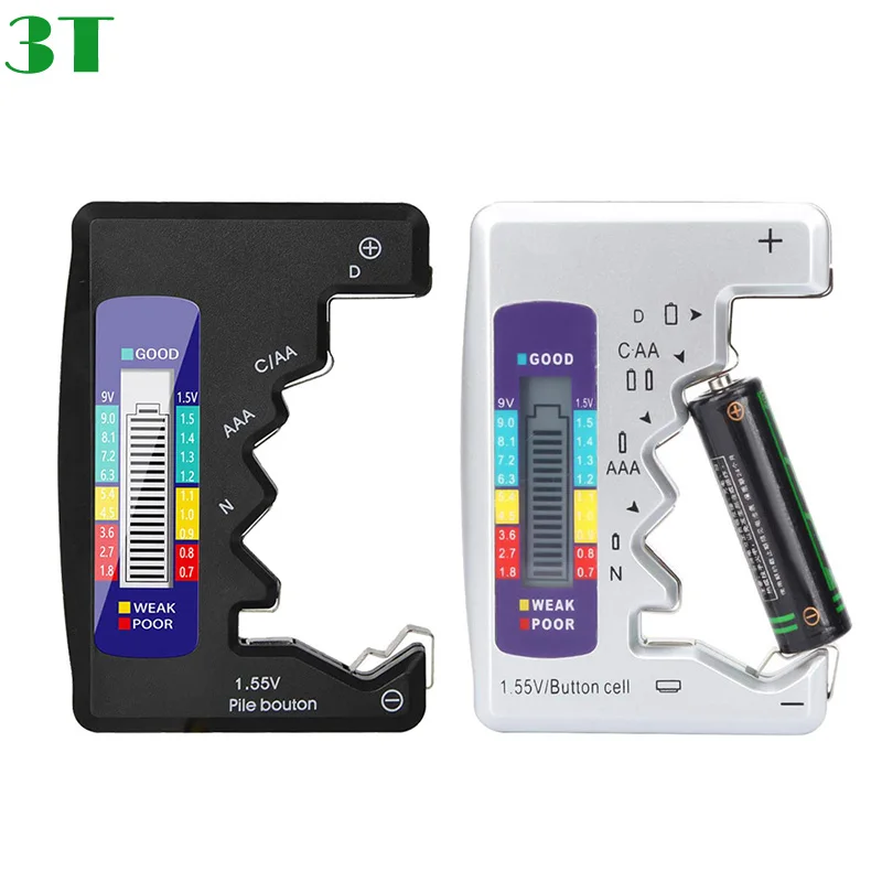 Digital Battery Tester LCD Display C D N AA AAA 9V 1.5V Button Cell Battery Capacity Check Detector Capacitance Diagnostic Tool
Digital Battery Tester LCD Display C D N AA AAA 9V 1.5V Button Cell Battery Capacity Check Detector Capacitance Diagnostic Tool